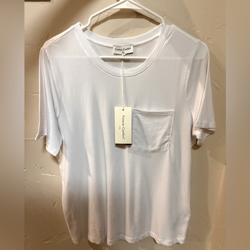 END OF SUMMER SALE: NWT Forever Comfort by NYDJ Ultra-soft Pocket Tee